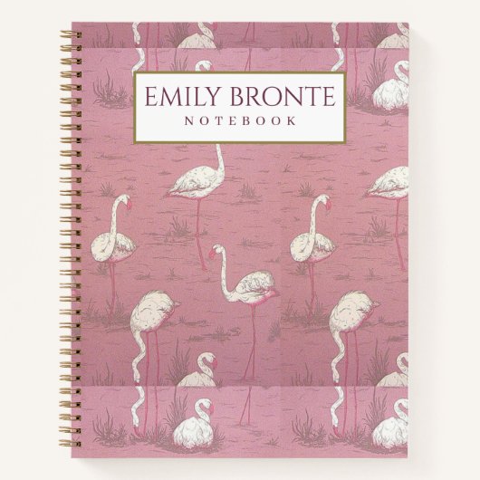 Carnet Papier peint vintage des années 50 Personnalisé (Devant)