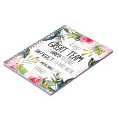 Carnet Papier personnel cadeau de bureau d'équipe (Côté gauche)