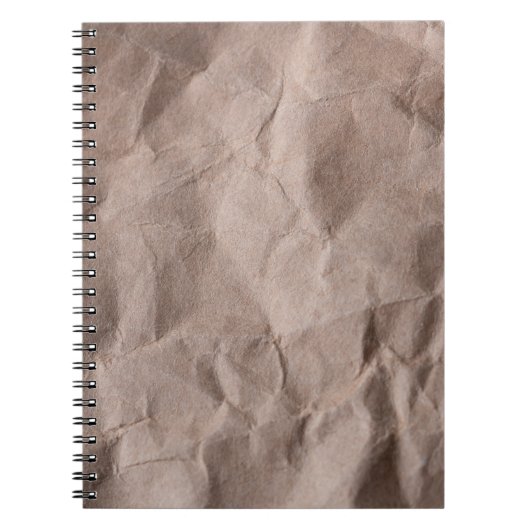 Carnet Papier Rustique Crumpled : Texture Vintage (Devant)