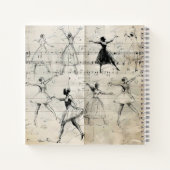 Carnet Papier Vintage Modes de danse (Dos)