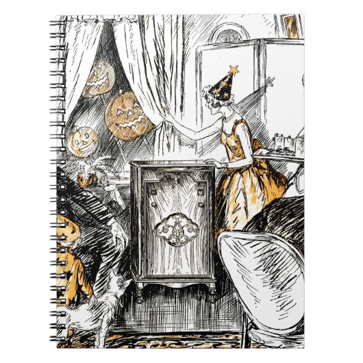 Carnet Papiers Vintages Halloween (Devant)