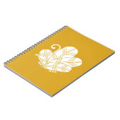 Carnet papillon à plumes de faucon (Côté gauche)