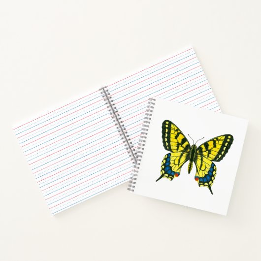 Carnet Papillon à queue épaisse de tigre (Intérieur)