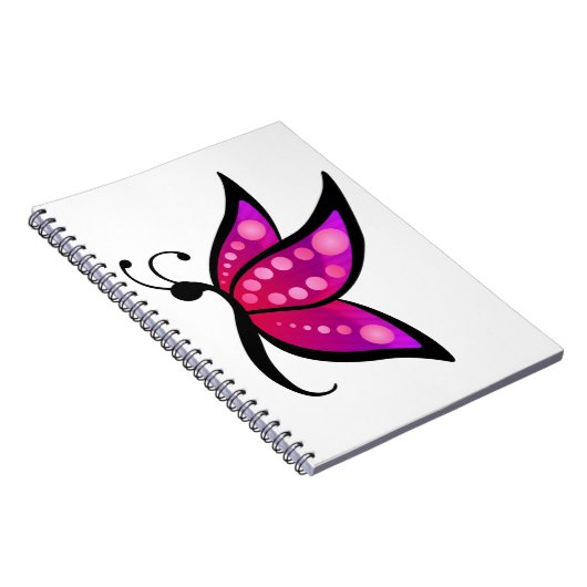 Carnet Papillon Abstrait (Côté Droit)