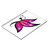 Carnet Papillon Abstrait (Côté gauche)