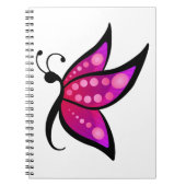 Carnet Papillon Abstrait (Devant)