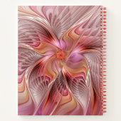 Carnet Papillon Abstrait coloré Imaginaire Fractal Art (Dos)