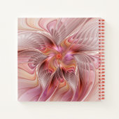Carnet Papillon Abstrait coloré Imaginaire Fractal Art (Dos)