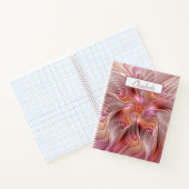 Carnet Papillon Abstrait Imaginaire coloré Nom fractal (Intérieur)