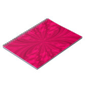 Carnet Papillon Abstrait rose framboise (Côté gauche)