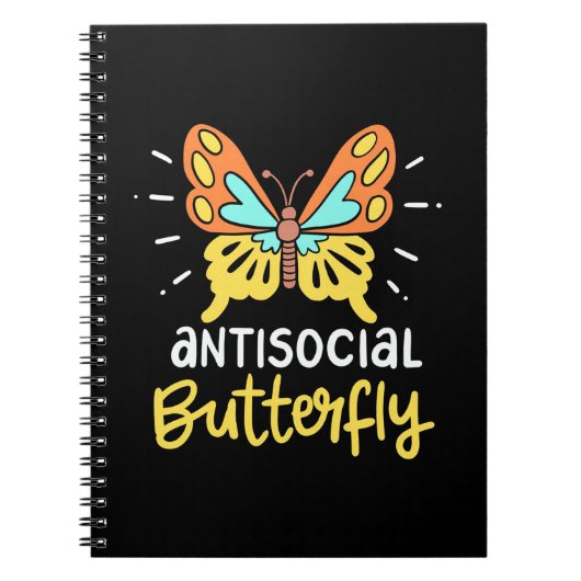 Carnet Papillon antisocial (Devant)