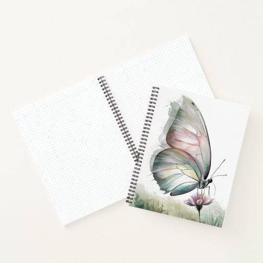 Carnet Papillon Aquarelle Delicate (Intérieur)