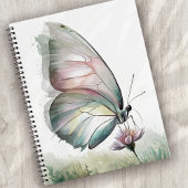 Carnet Papillon Aquarelle Delicate