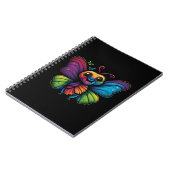 Carnet Papillon arc-en-ciel (Côté gauche)