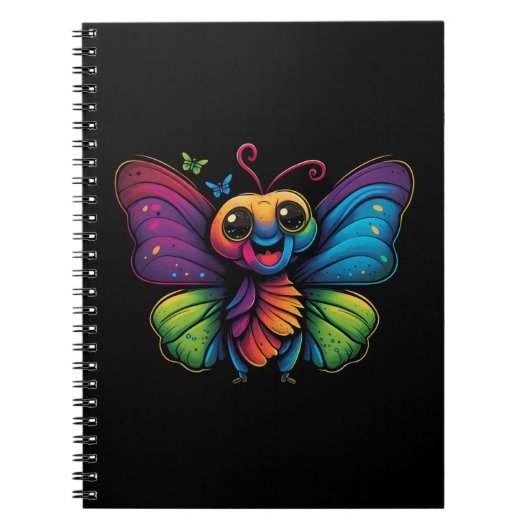 Carnet Papillon arc-en-ciel (Devant)