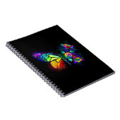 Carnet Papillon arc-en-ciel (Côté Droit)