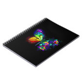 Carnet Papillon arc-en-ciel (Côté gauche)