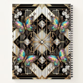 Carnet Papillon Arc-en-ciel Art Déco (Dos)
