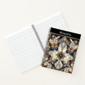 Carnet Papillon Arc-en-ciel Art Déco (Intérieur)