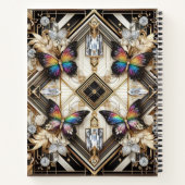 Carnet Papillon Arc-en-ciel Art Déco (Dos)