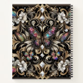 Carnet Papillon Arc-en-ciel Art Déco (Dos)