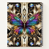 Carnet Papillon Arc-en-ciel Art Déco (Dos)