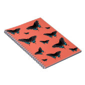 Carnet Papillon Art Monarque Imprime Pink Butterfly Trans (Côté Droit)