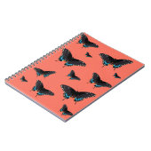 Carnet Papillon Art Monarque Imprime Pink Butterfly Trans (Côté gauche)