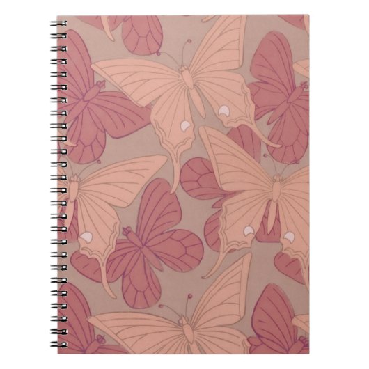 Carnet Papillon Art nouveau (Devant)
