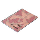 Carnet Papillon Art nouveau (Côté gauche)