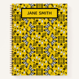 Carnet Papillon art populaire scandinave 