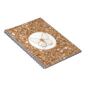 Carnet Papillon blanc pailleté de faux or (Côté Droit)