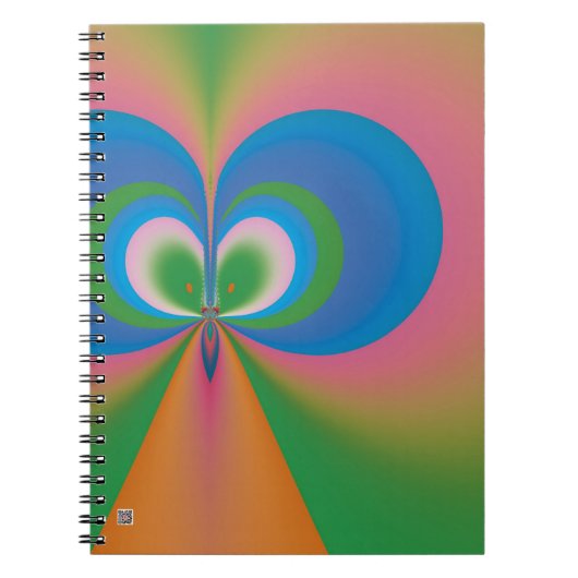 Carnet Papillon bleu (Devant)