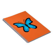 Carnet Papillon Bleu (Côté Droit)