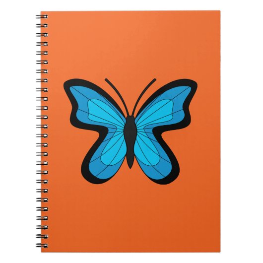 Carnet Papillon Bleu (Devant)