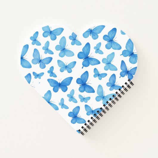 Carnet Papillon bleu (Dos)