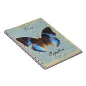 Carnet Papillon bleu (Côté Droit)