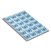 Carnet Papillon bleu (Côté Droit)