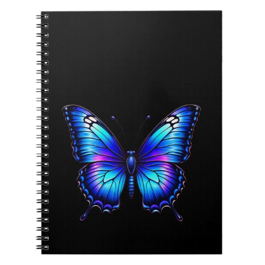 Carnet Papillon bleu (Devant)