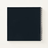 Carnet Papillon bleu lune (Dos)