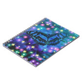 Carnet Papillon bleu magique (Côté gauche)