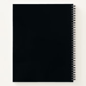 Carnet Papillon bleu monogramme (Dos)