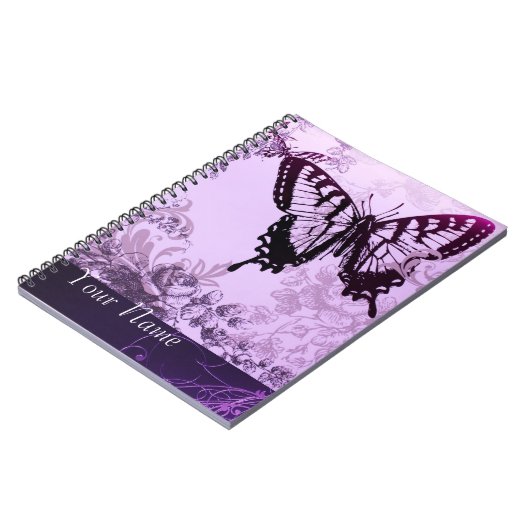 Carnet papillon chic (Côté gauche)