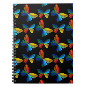 Carnet papillon coloré