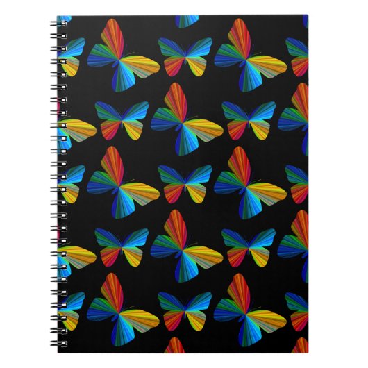 Carnet papillon coloré (Devant)
