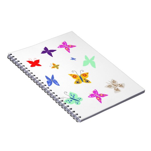 Carnet Papillon coloré (Côté Droit)