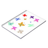 Carnet Papillon coloré (Côté gauche)