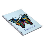 Carnet Papillon Coloré Thunder_Cove (Côté Droit)