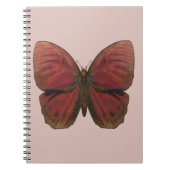 Carnet Papillon Coq Rouge (Devant)