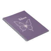 Carnet Papillon Croire Violet (Côté Droit)